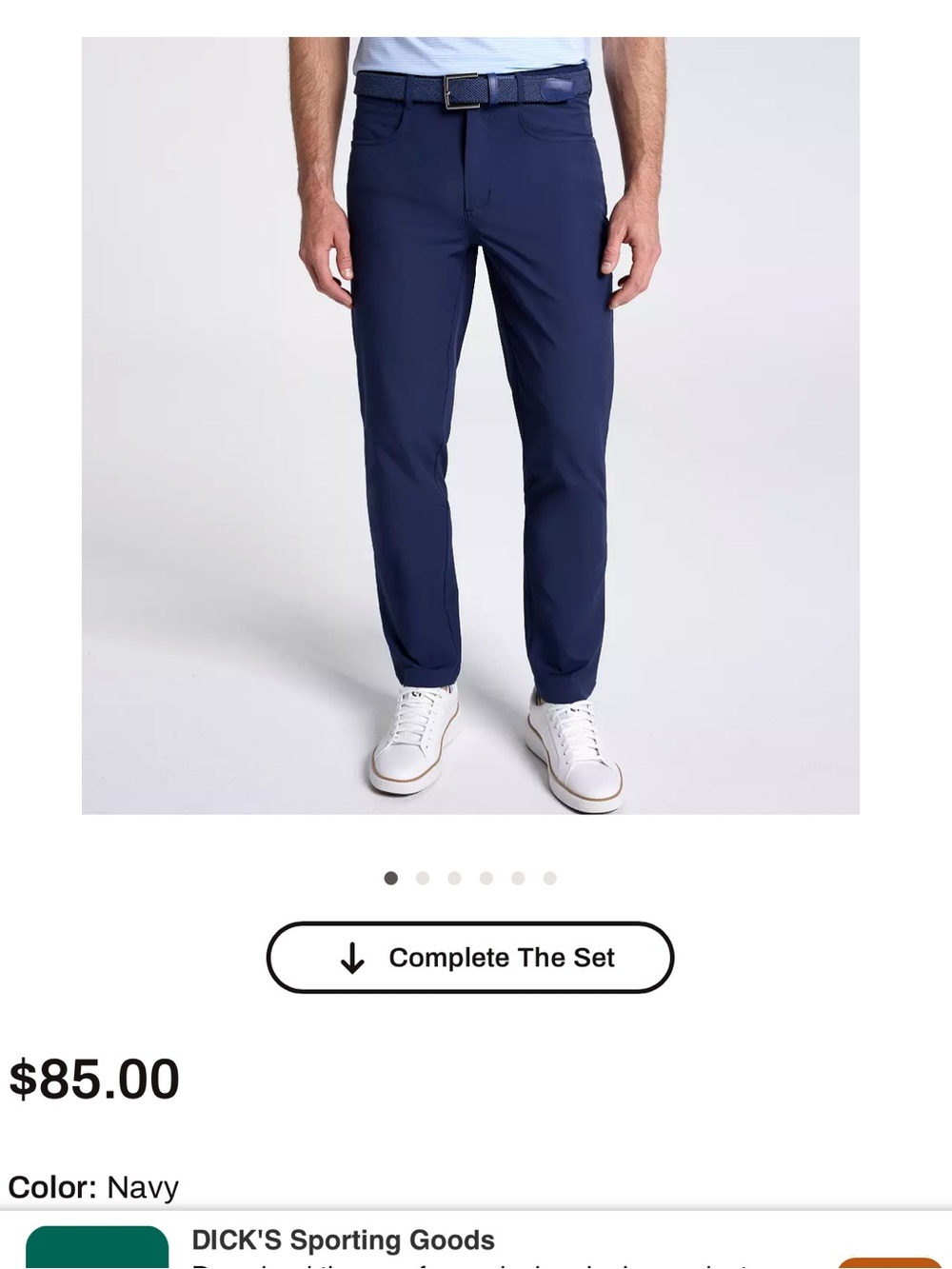 Walter Hagen Navy Golf Pant